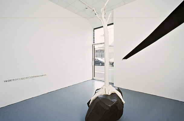 once installation view