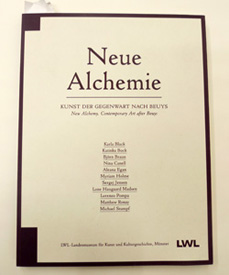 Neue alchemie cataloque cover